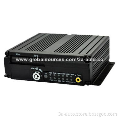 4 Channels Audio and Video Input Resolution D1/HD1/CIF H.264 Dual SD Card DVRs